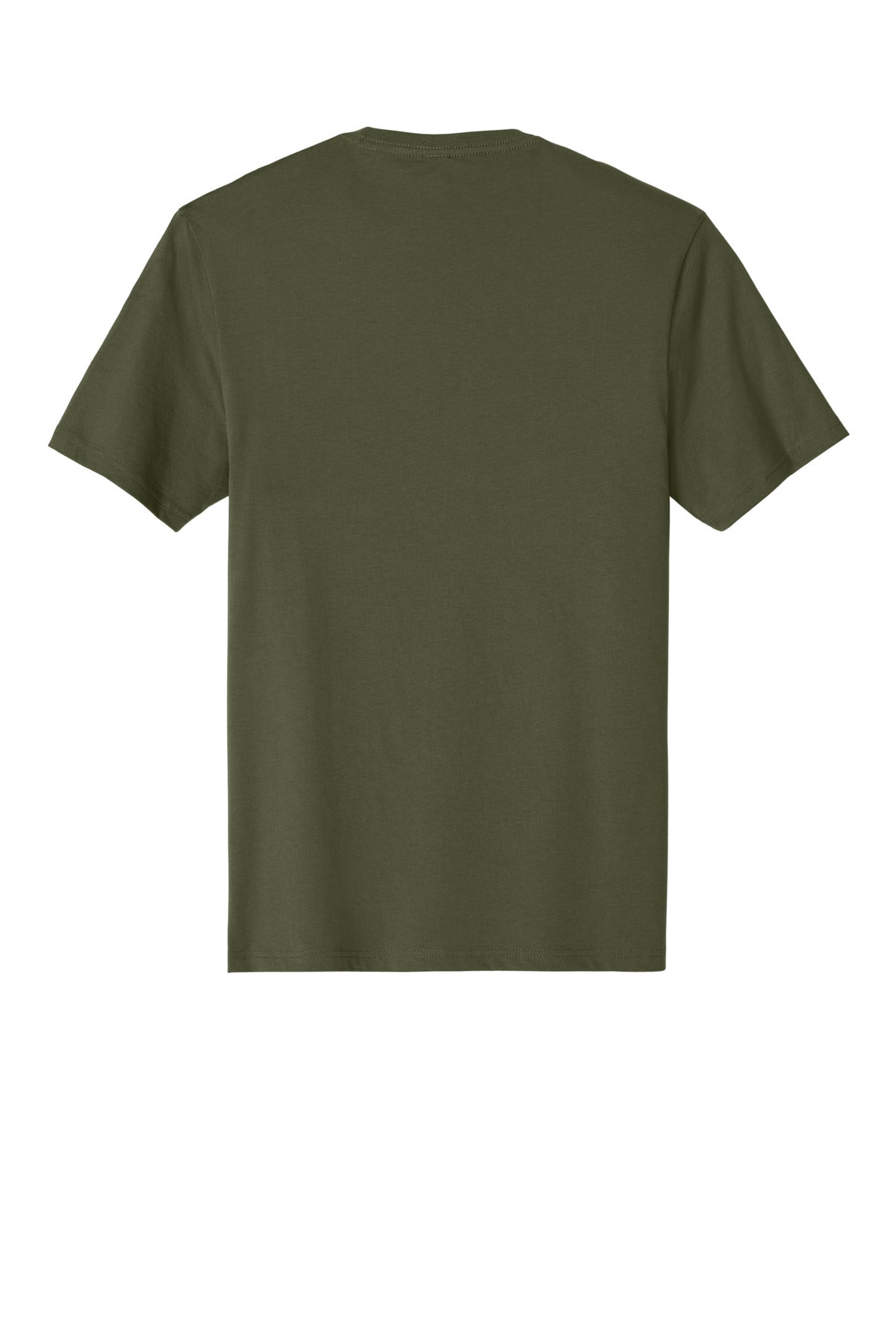 Rear View of MilGreen District Perfect Weight Tee. DT104