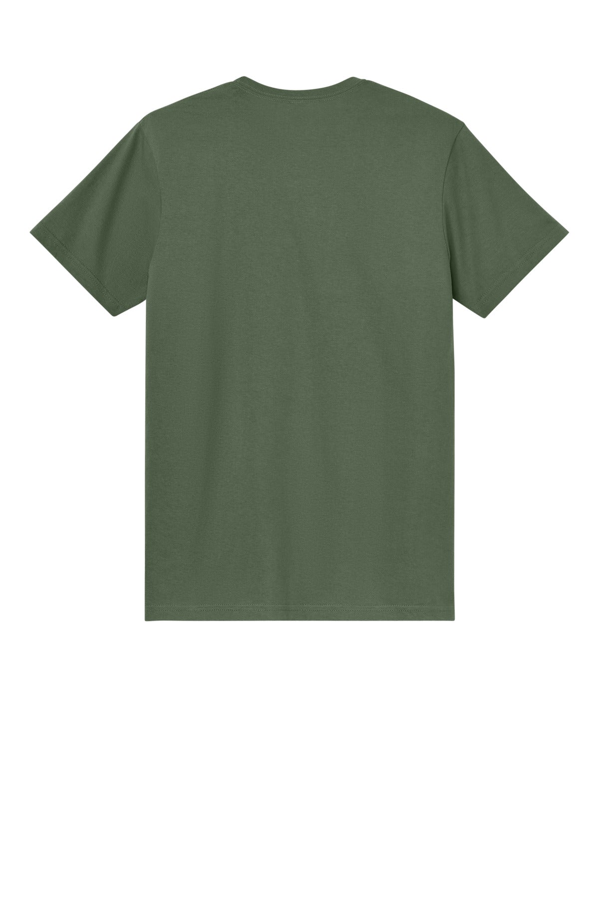 Rear View of MilGreen Gildan Light Cotton Tee 3000