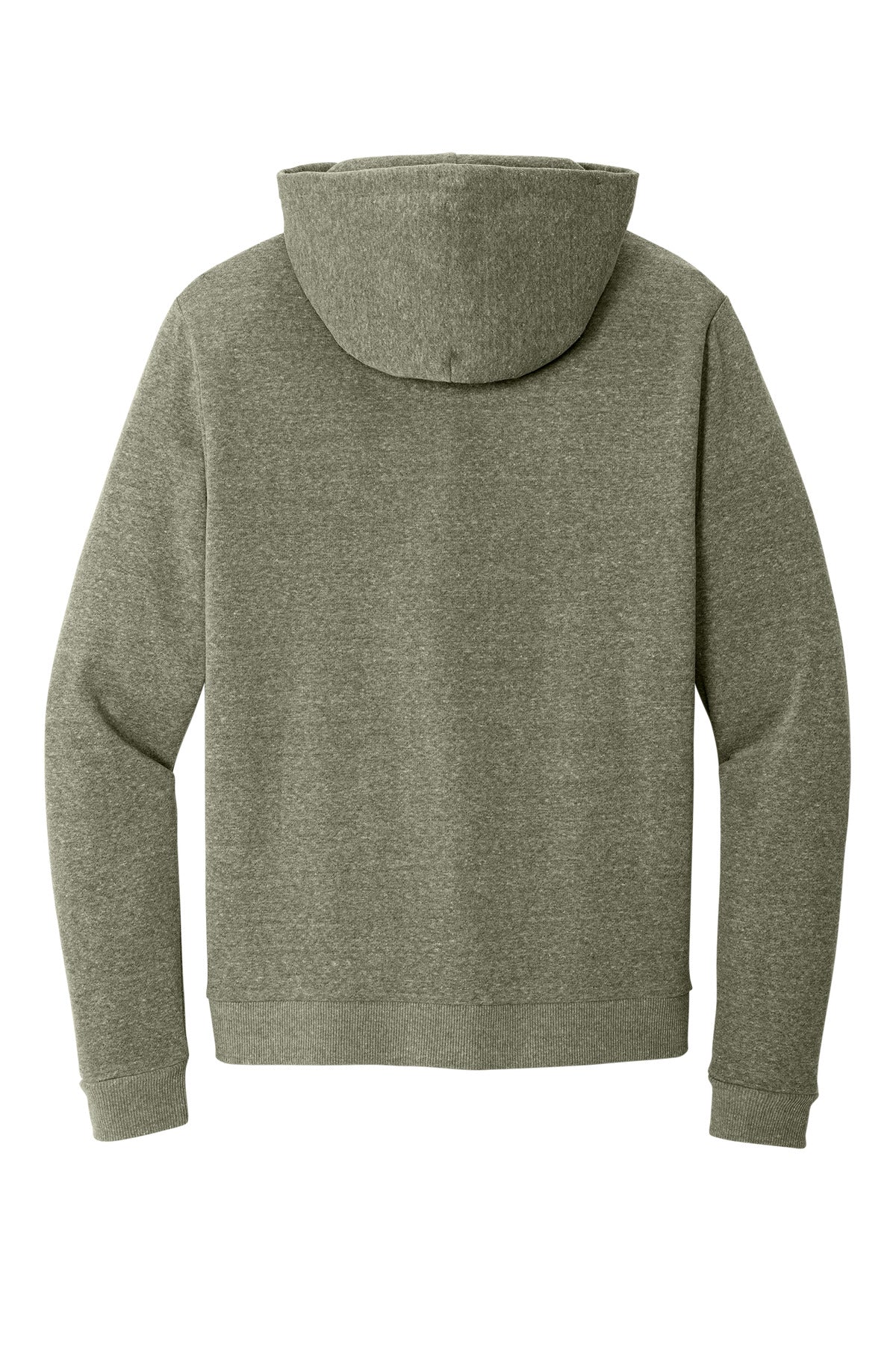 Rear View of MilGrnFst District Perfect Tri Fleece Pullover Hoodie DT1300