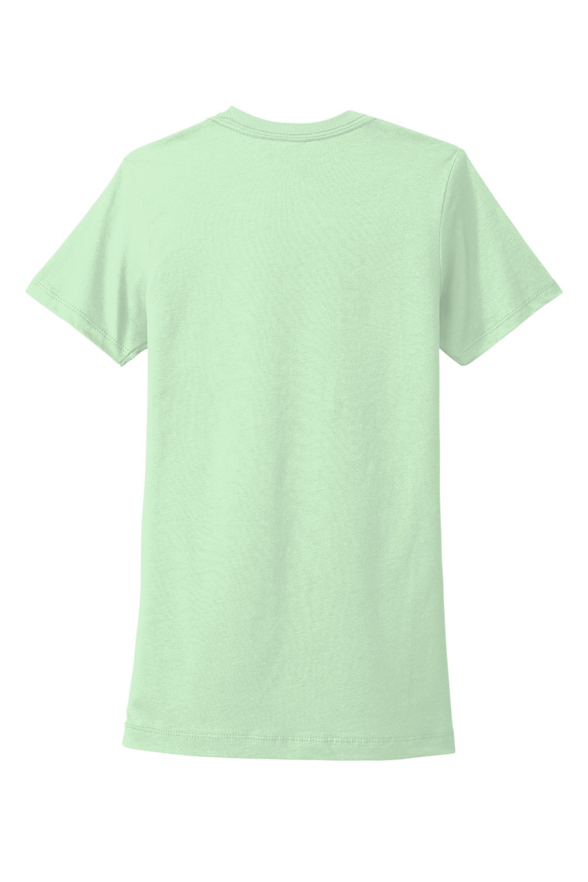 Rear View of Mint Next Level Apparel Women's Cotton Tee. NL3900