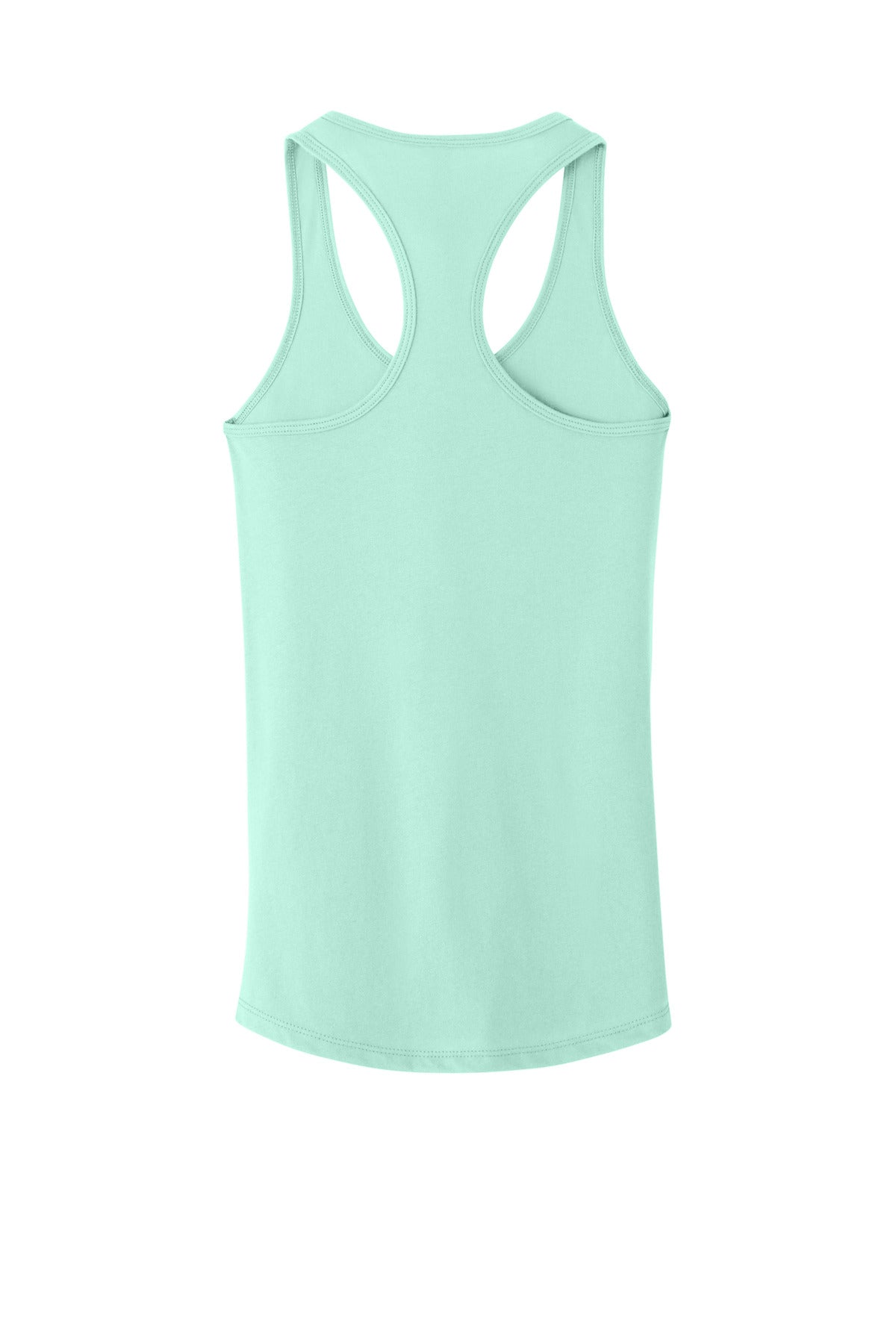 Rear View of Mint Next Level Apparel Women's Ideal Racerback Tank NL1533