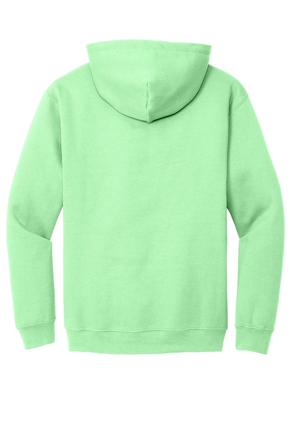 Rear View of MintGreen Gildan - Heavy Blend Hooded Sweatshirt. 18500