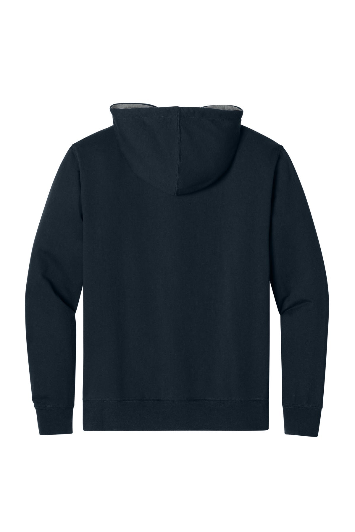 Rear View of MiNv/HGray Next Level Apparel Laguna Hoodie NL9301