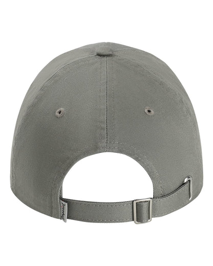 Rear View of Moss Green The Original Buckle Dad Hat - X210B