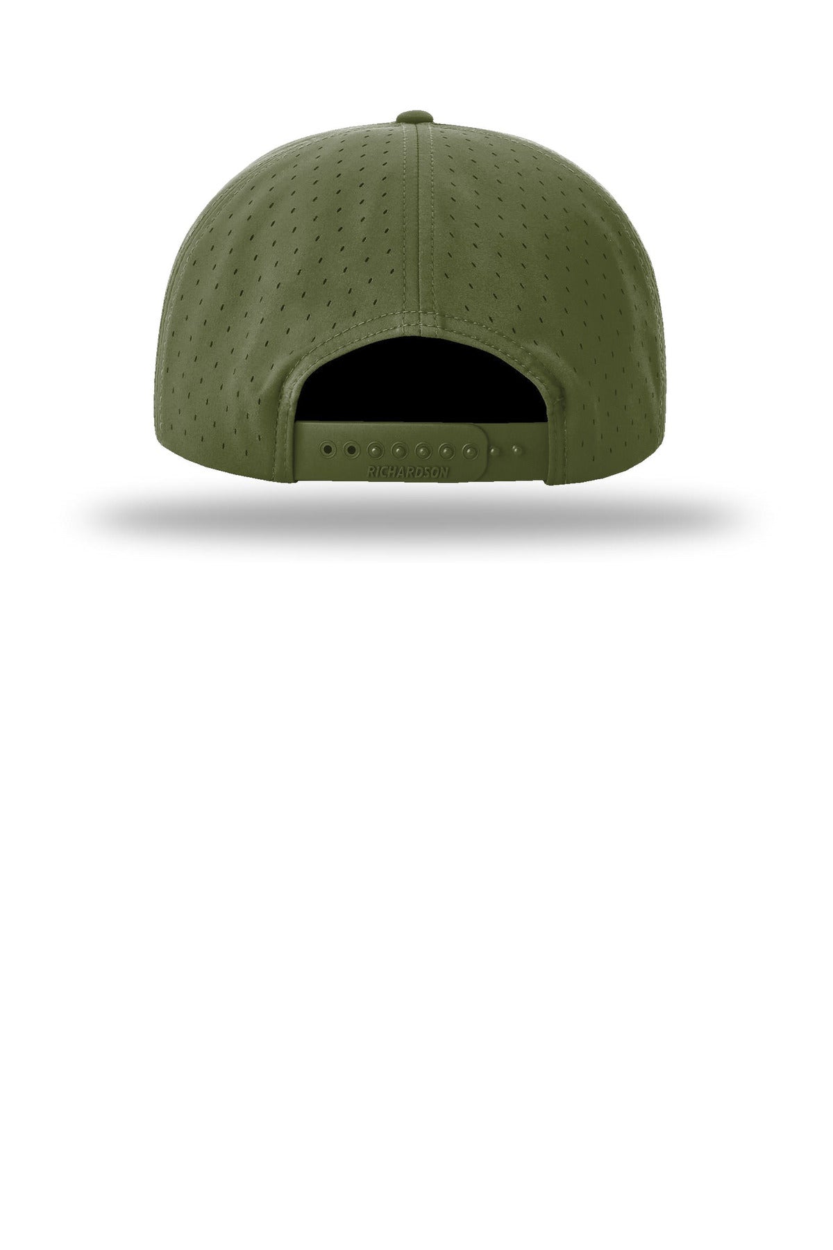 Rear View of MossGreen Richardson Cannon 7-Panel Flatbill 169