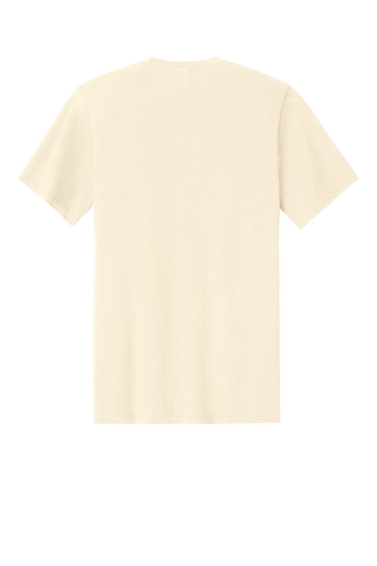 Rear View of Natural Port & Co Easy Cotton Tee PC43