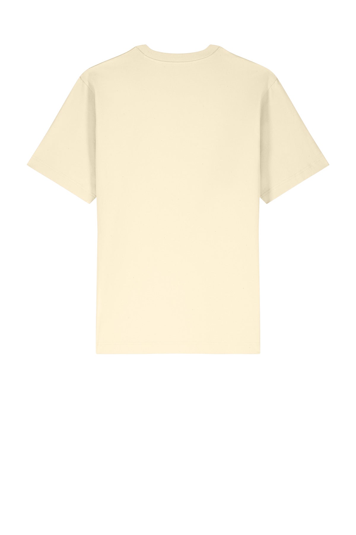 Rear View of NaturalRaw Stanley/Stella Unisex Freestyler Heavyweight Tee SXU018