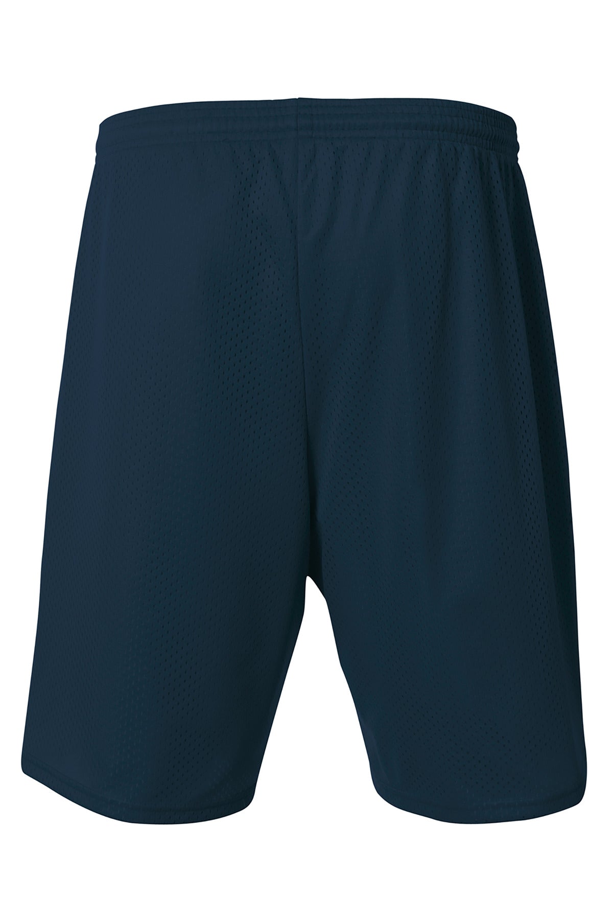 Rear View of Navy A4 Sprint 9" Mesh Short A4N5296