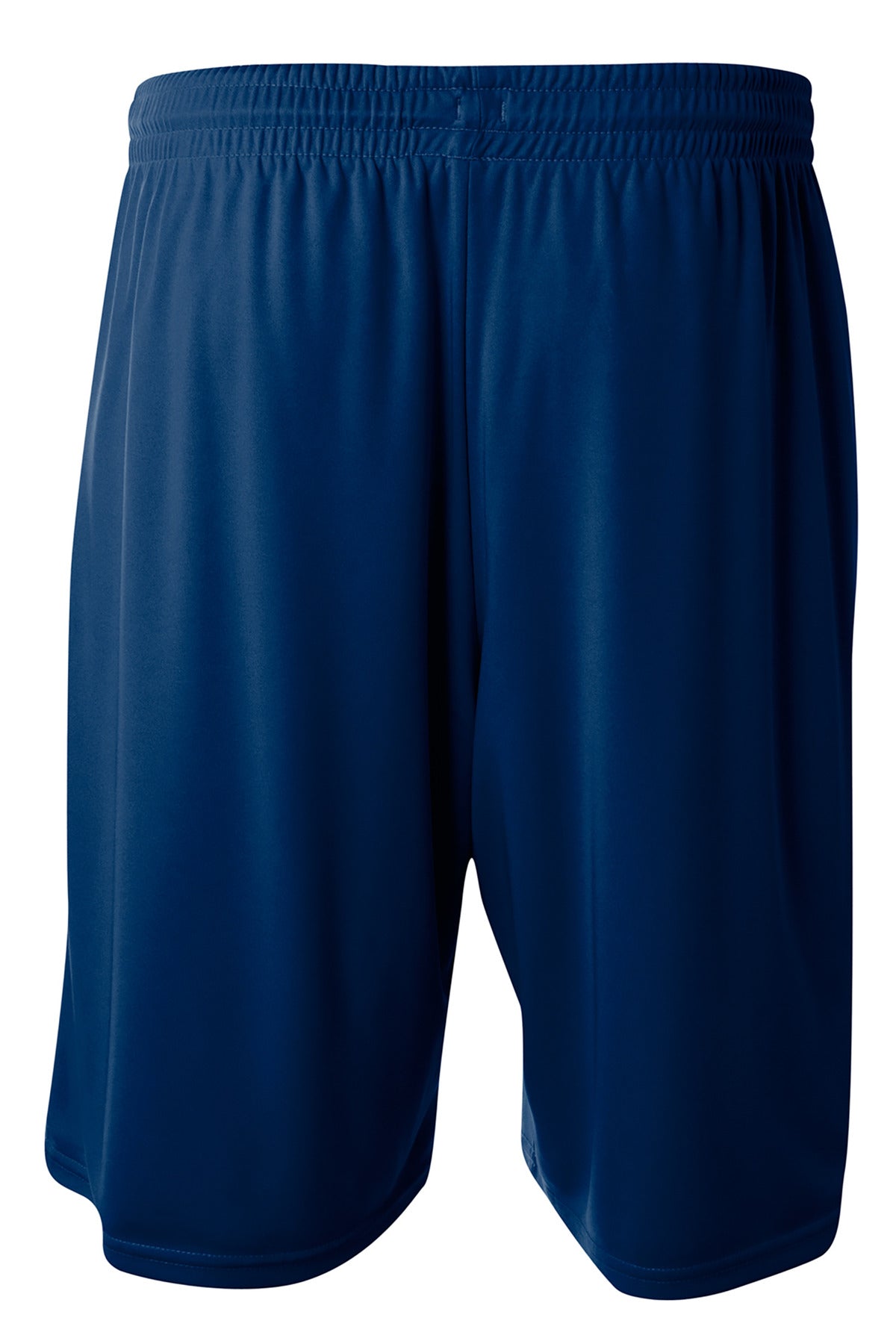 Rear View of Navy A4 Youth Cooling Performance 6" Short A4NB5244