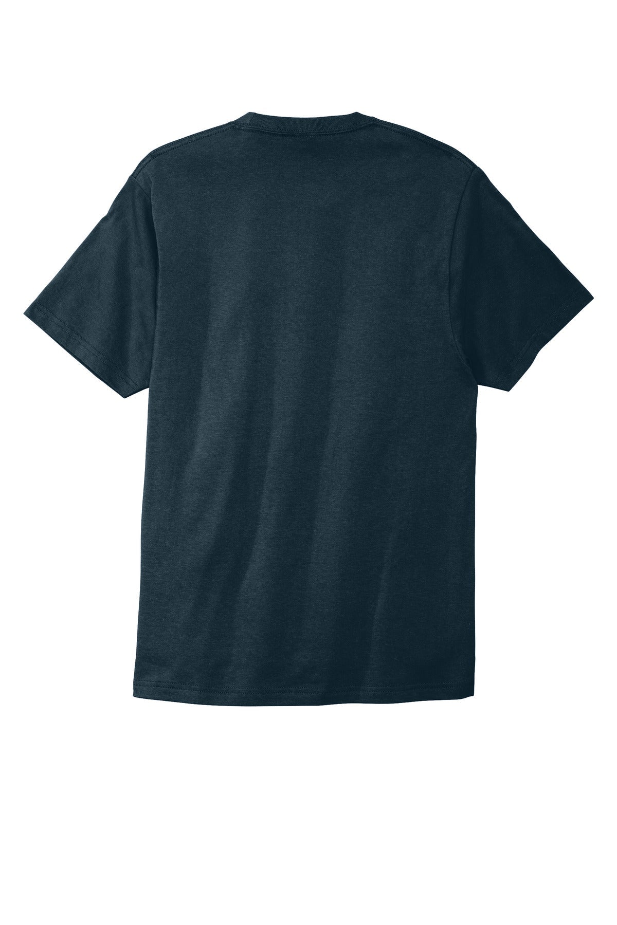 Rear View of Navy Blue Port & Co Bouncer Tee PC600