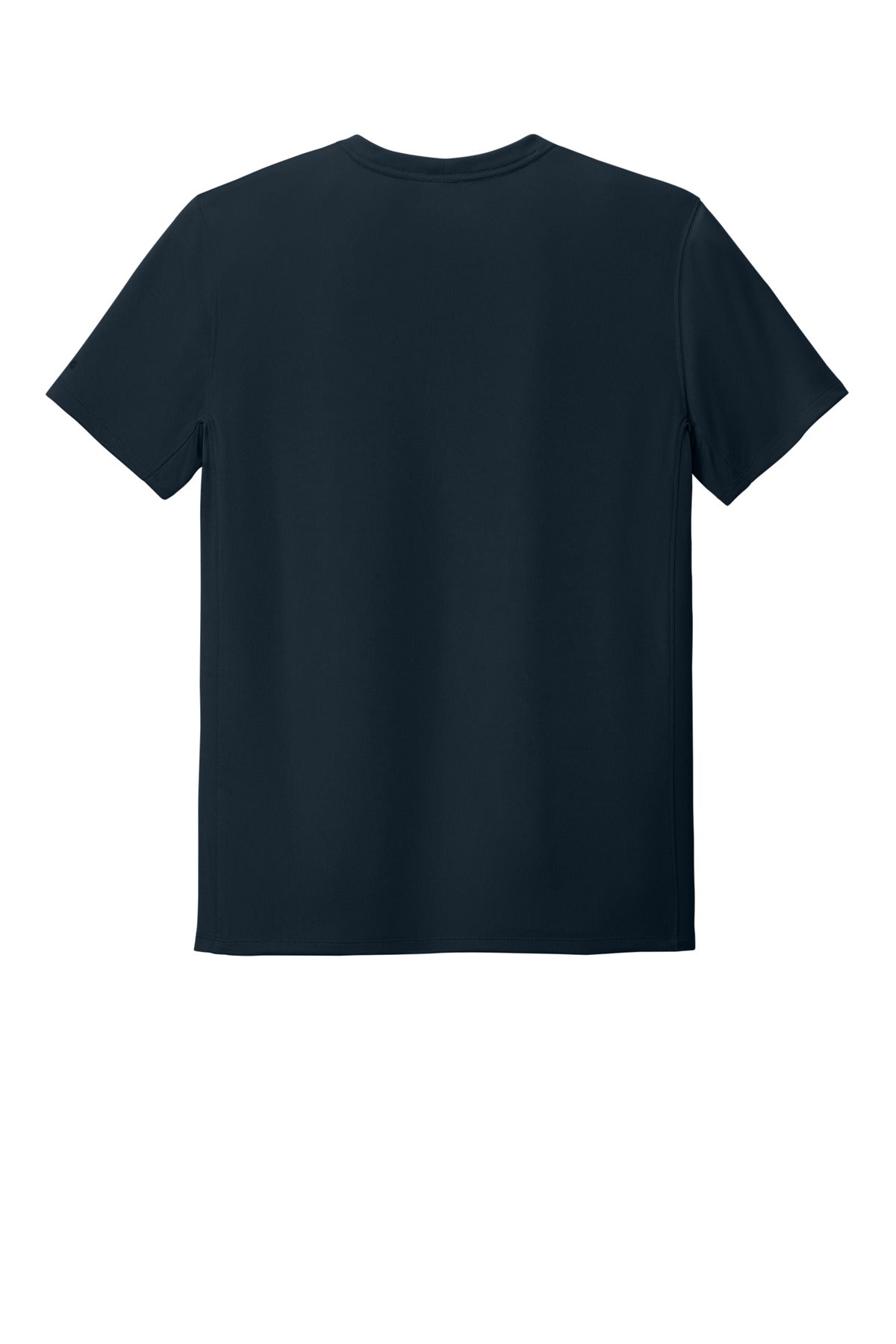 Rear View of Navy Carhartt Force Sun Defender Short Sleeve T-Shirt CT106868