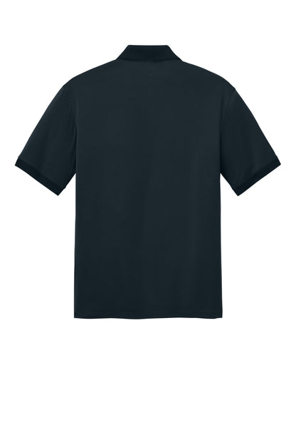 Rear View of Navy CornerStone Tall Workwear Pro Polo TLCS450