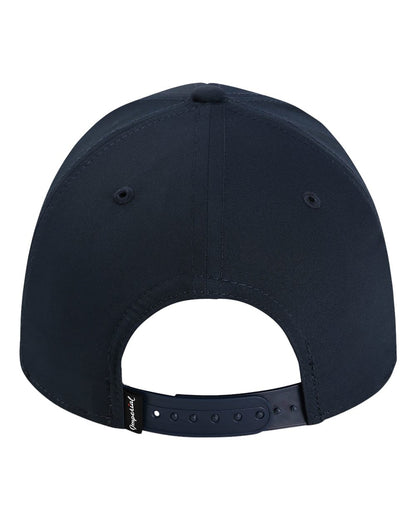 Rear View of Navy/ Navy/ Red The Wingman Cap - 7054