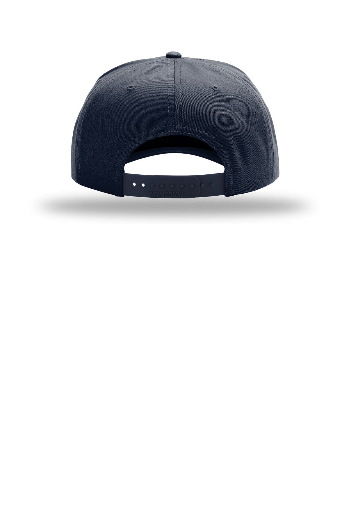 Rear View of Navy Richardson Full Fabric 5-Panel Champ 323FPC