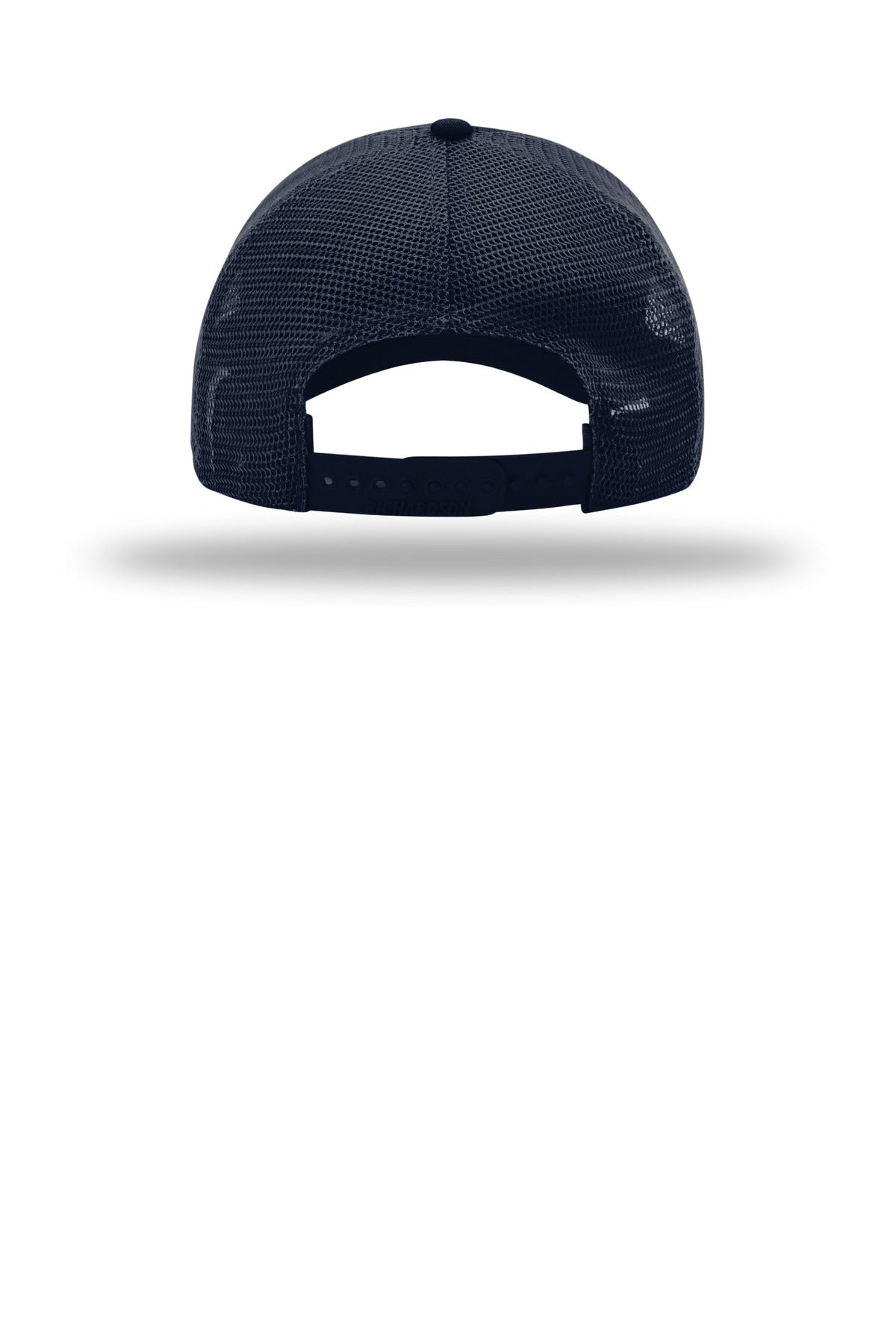 Rear View of Navy Richardson Garment Washed Trucker 111
