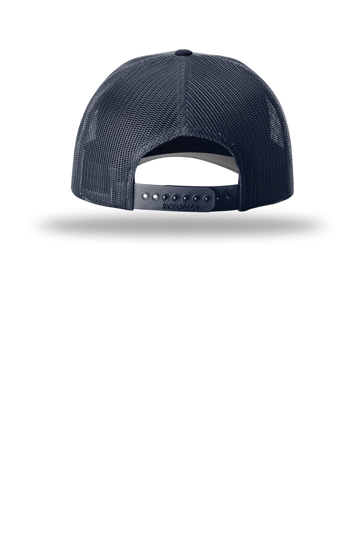 Rear View of Navy Richardson Low Pro Trucker 115