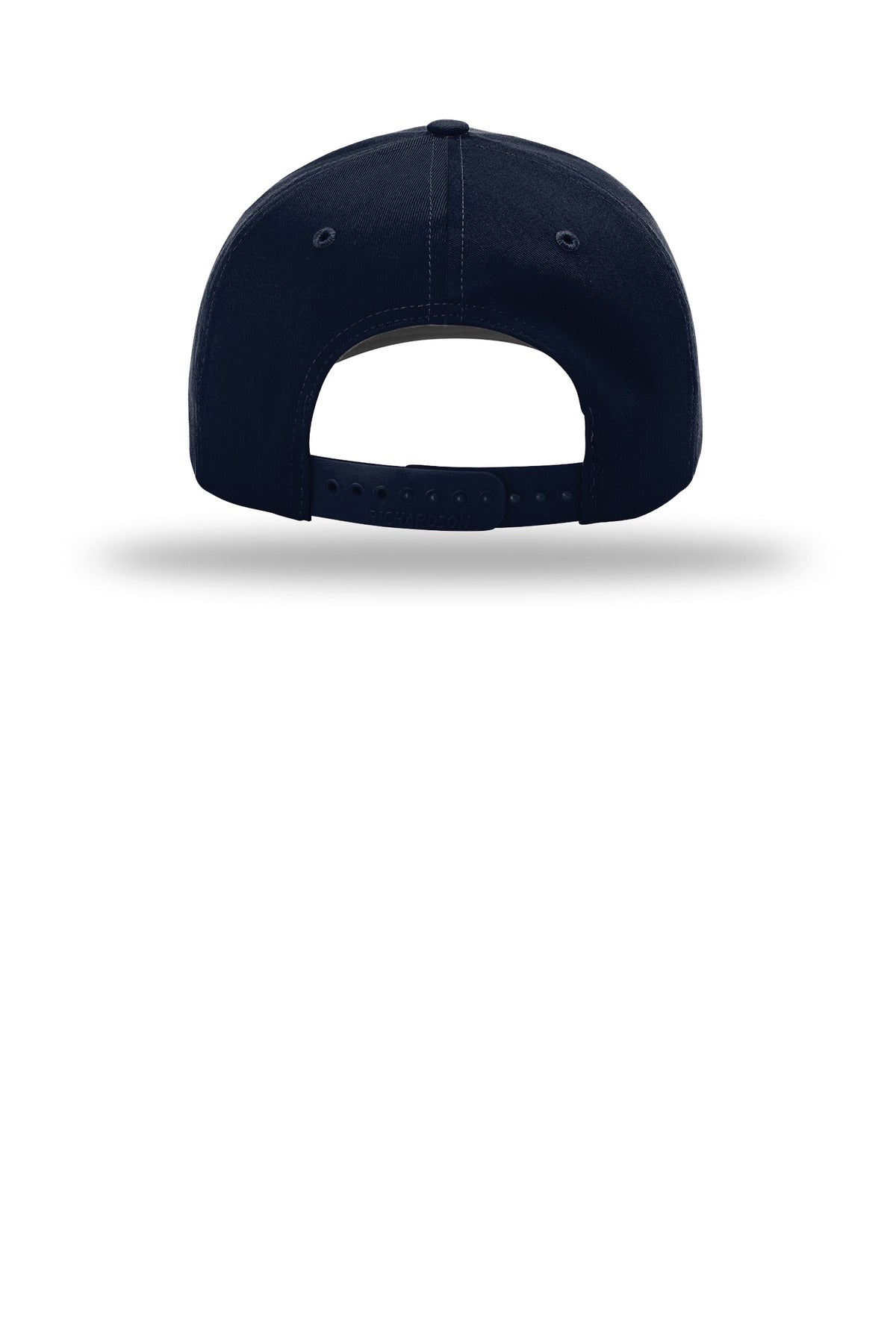 Rear View of Navy Richardson Pro Twill Snapback 212