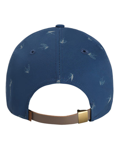 Rear View of Navy The Golden Hour Cap - DNA014