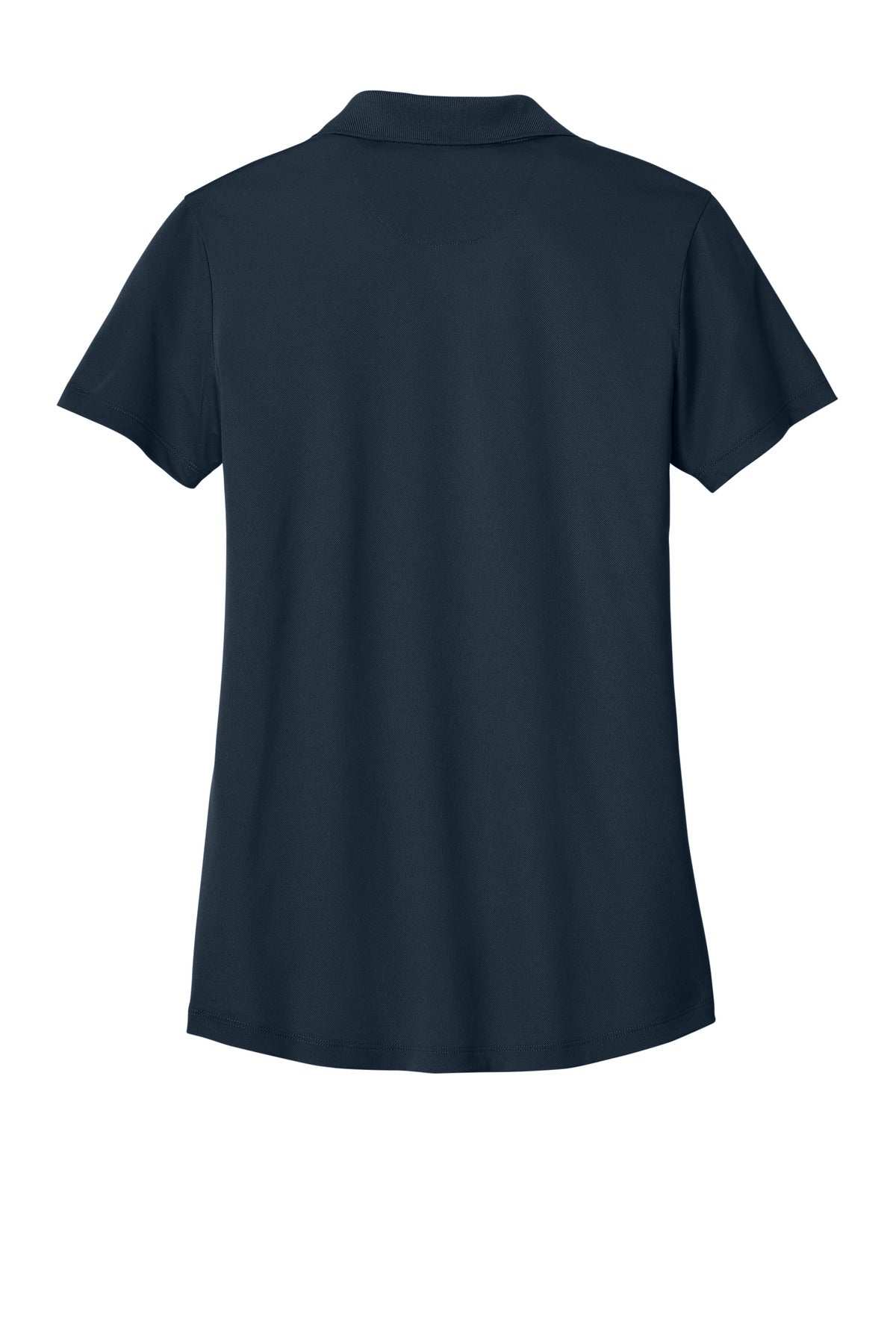 Rear View of NavyBlazer Brooks Brothers Women's Mesh Pique Performance Polo BB18221