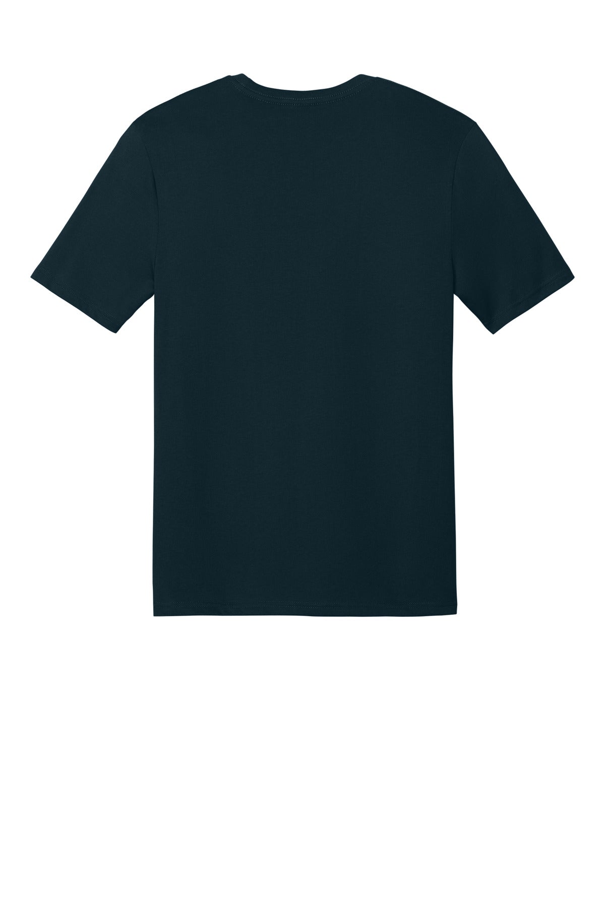Rear View of NavyBlue District Perfect Weight CVC Tee DT184