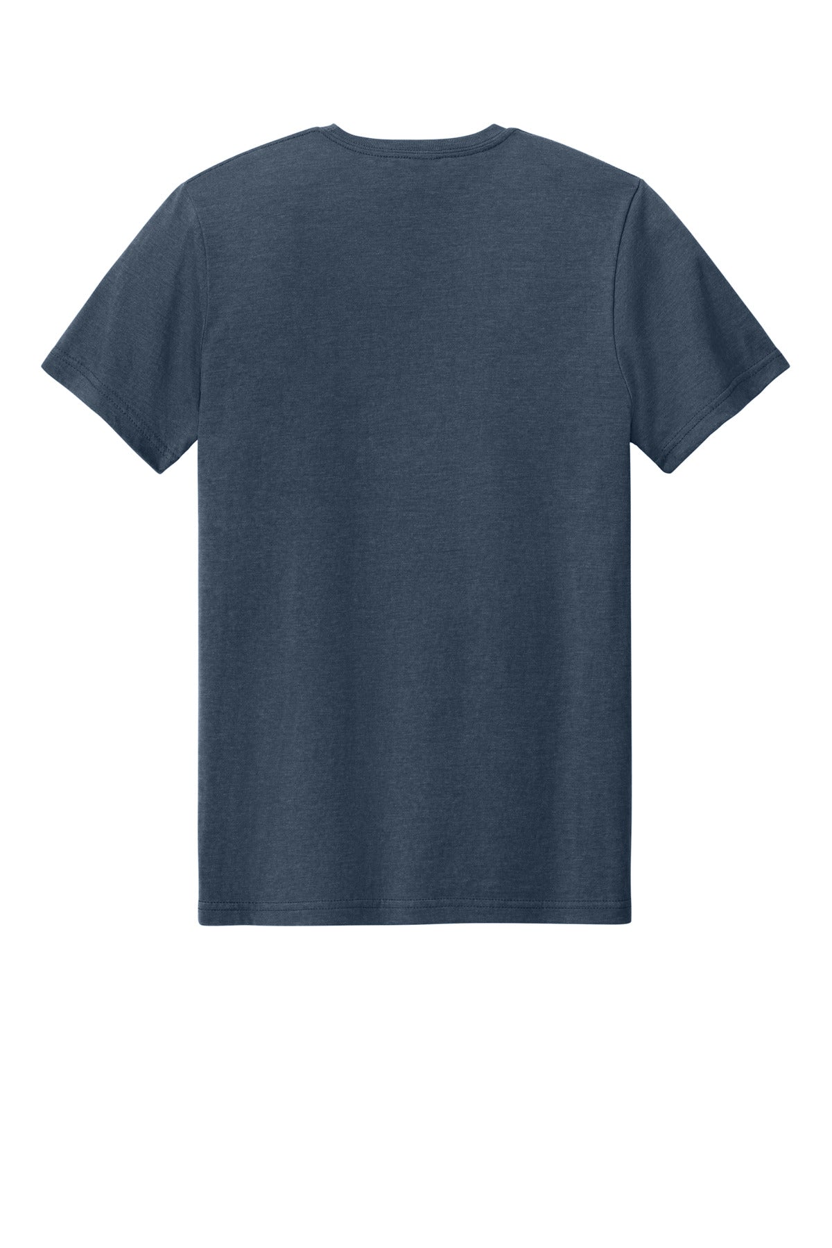 Rear View of NavyMist Gildan Softstyle CVC Tee 64000CVC