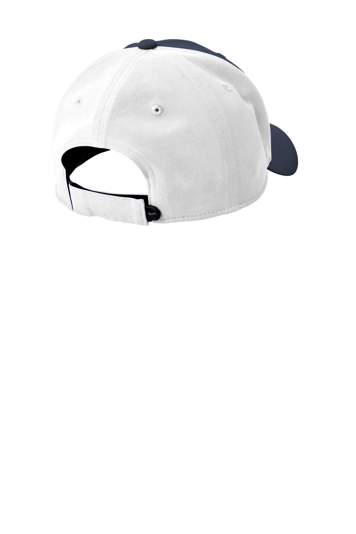 Rear View of Navy/White Nike Dri-FIT Legacy Cap NKFB6447