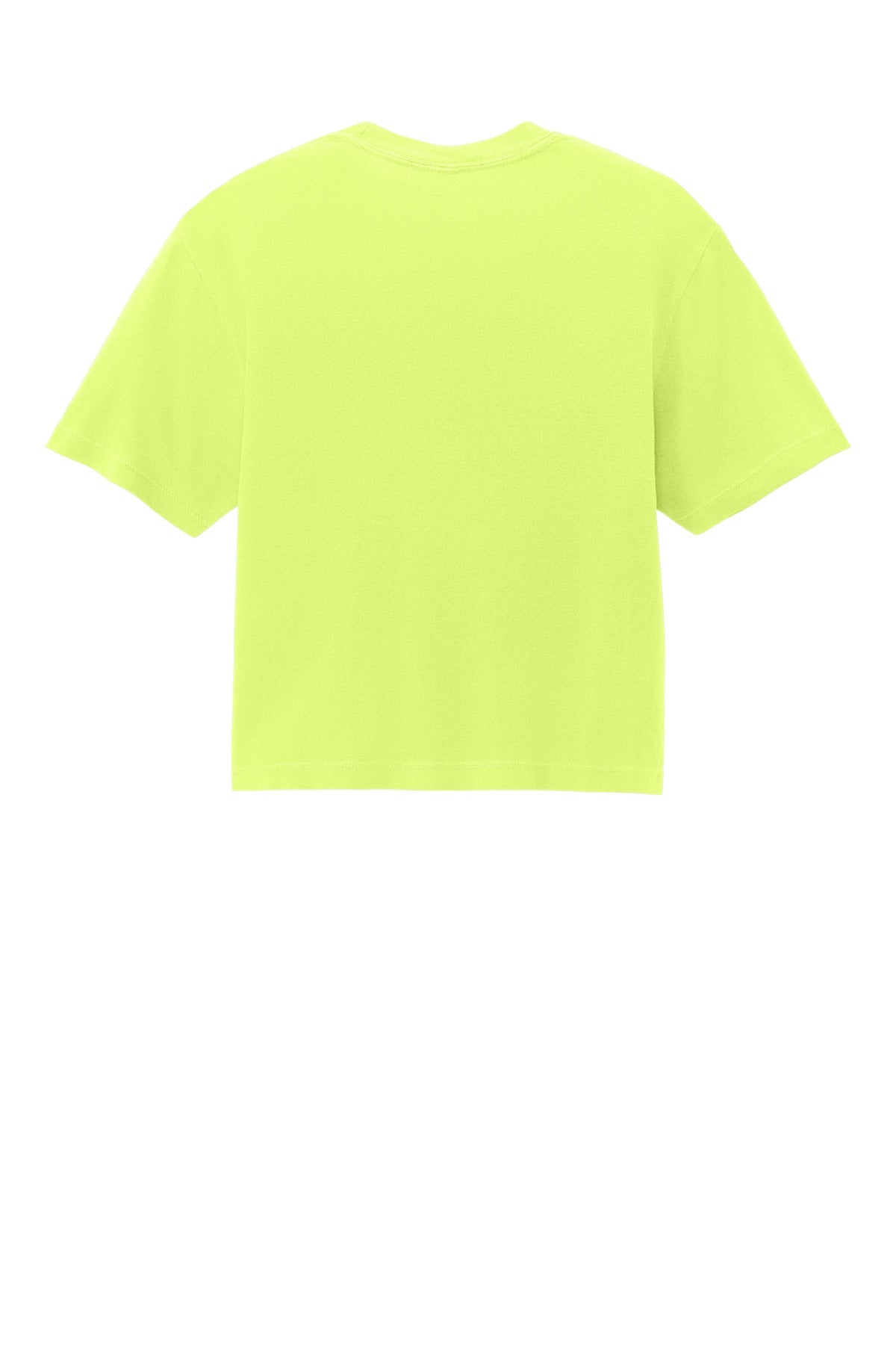Rear View of NeonLemon Comfort Colors Women's Heavyweight Boxy Tee 3023CL