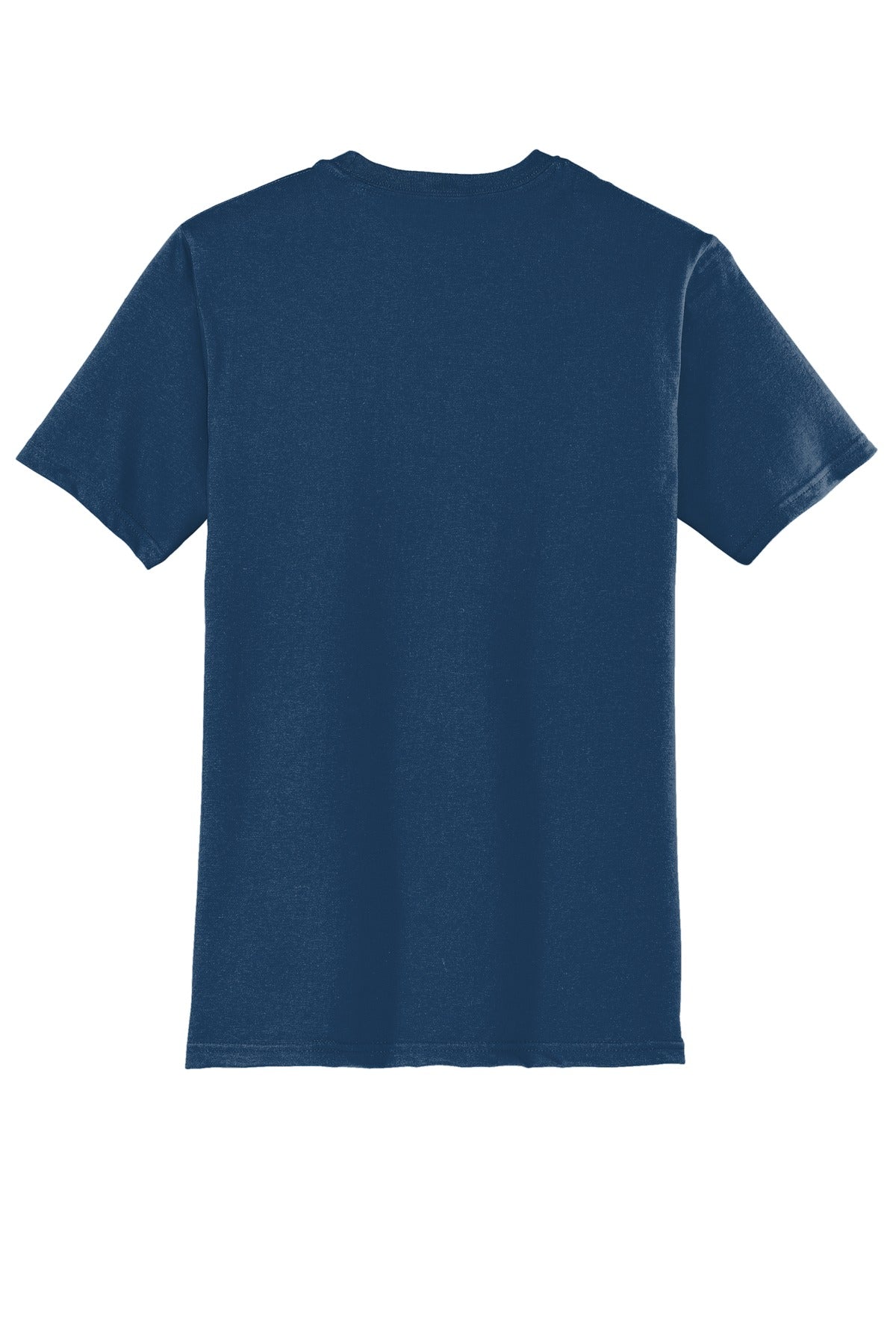 Rear View of Neptune Blue District Very Important Tee . DT6000