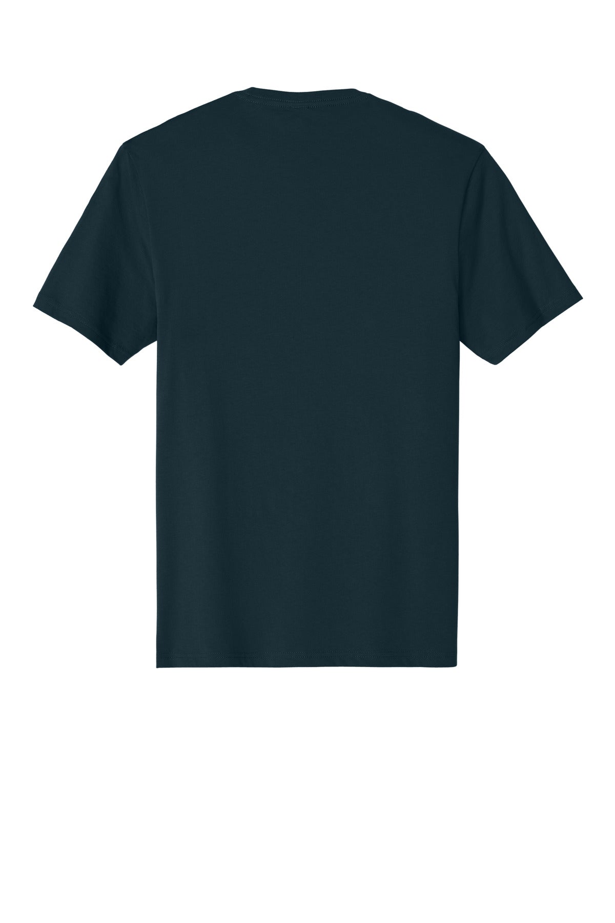 Rear View of New Navy District Perfect Weight Tee. DT104
