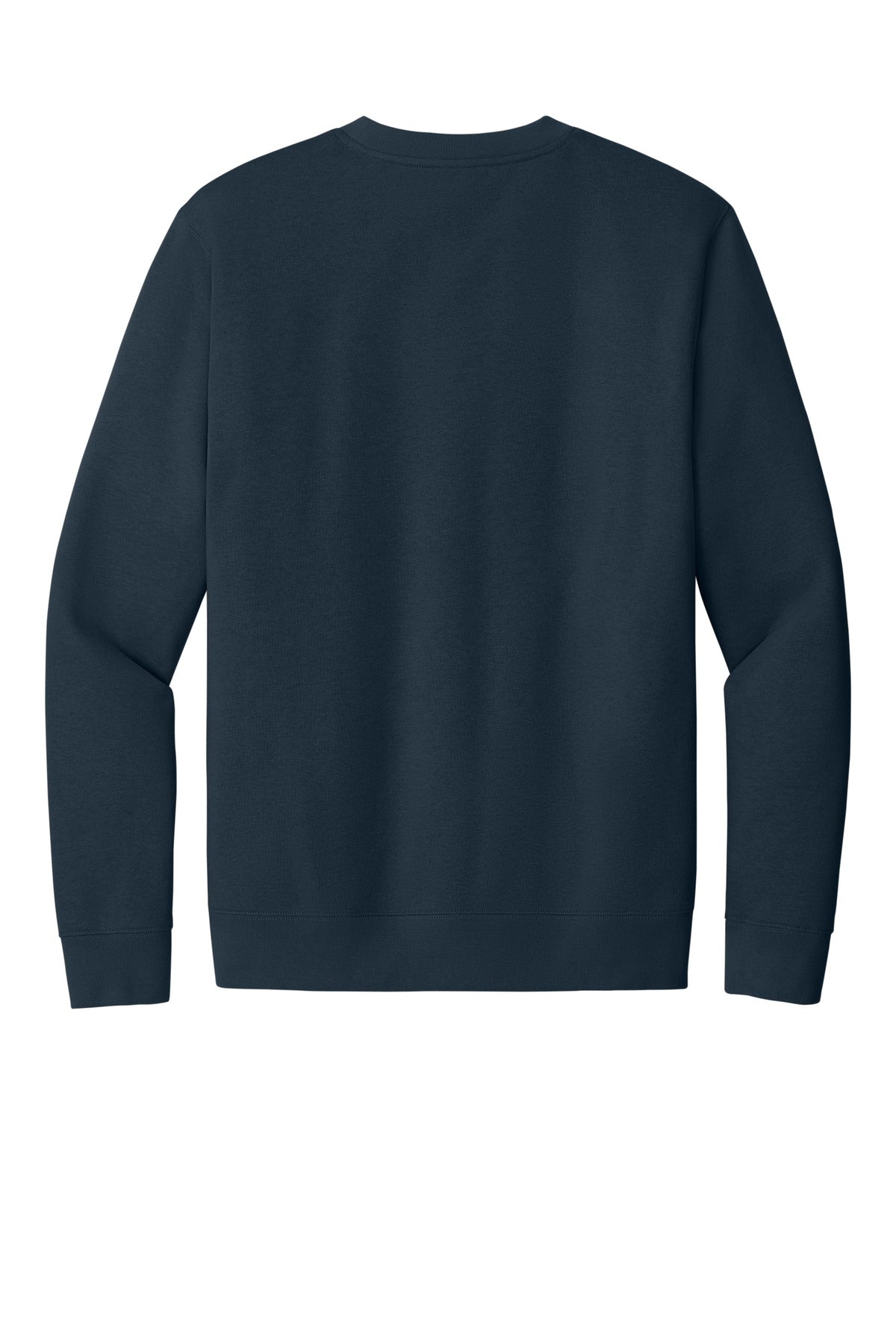 Rear View of New Navy District V.I.T. Fleece Crew DT6104