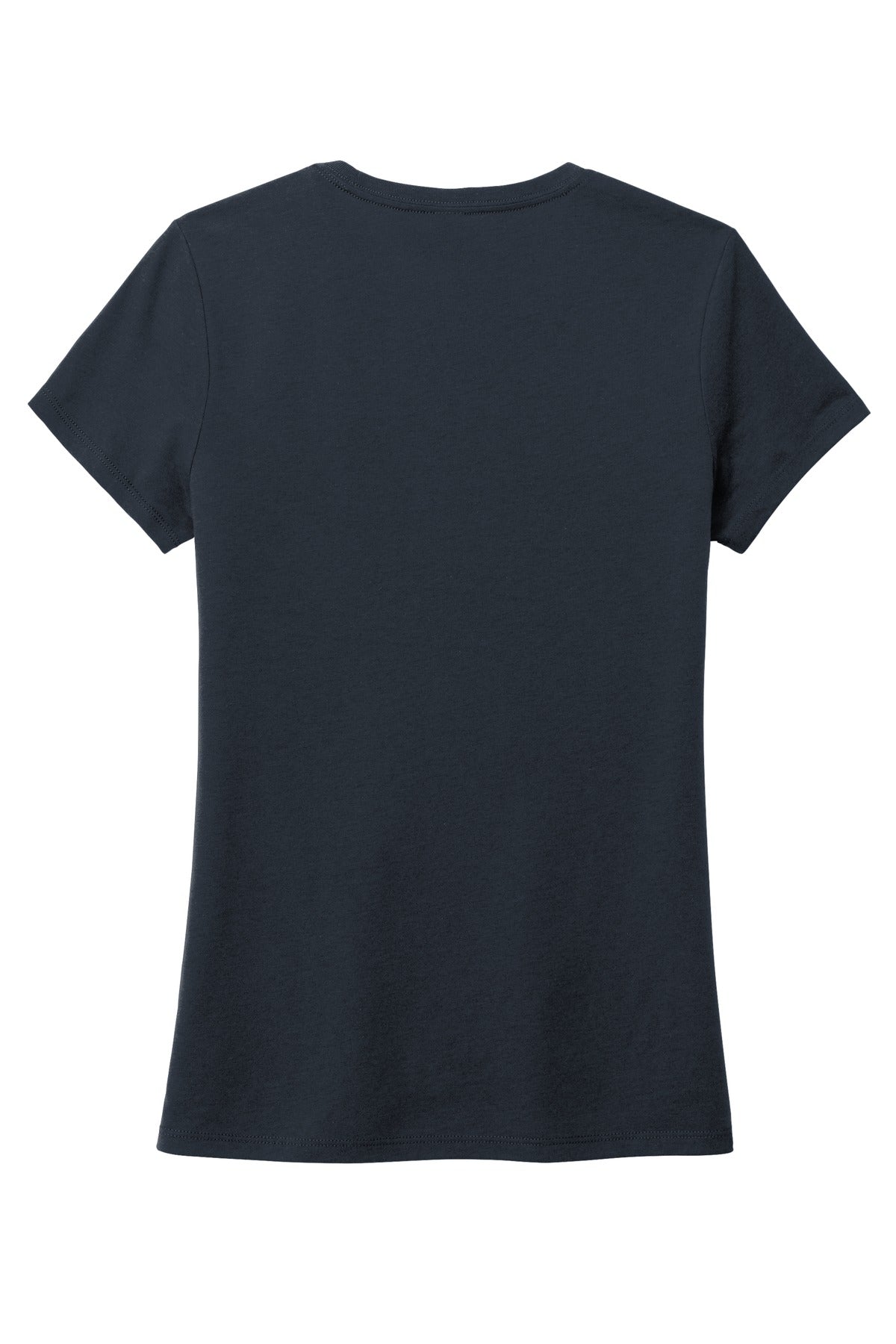 Rear View of New Navy District Women's Perfect Tri Tee. DM130L