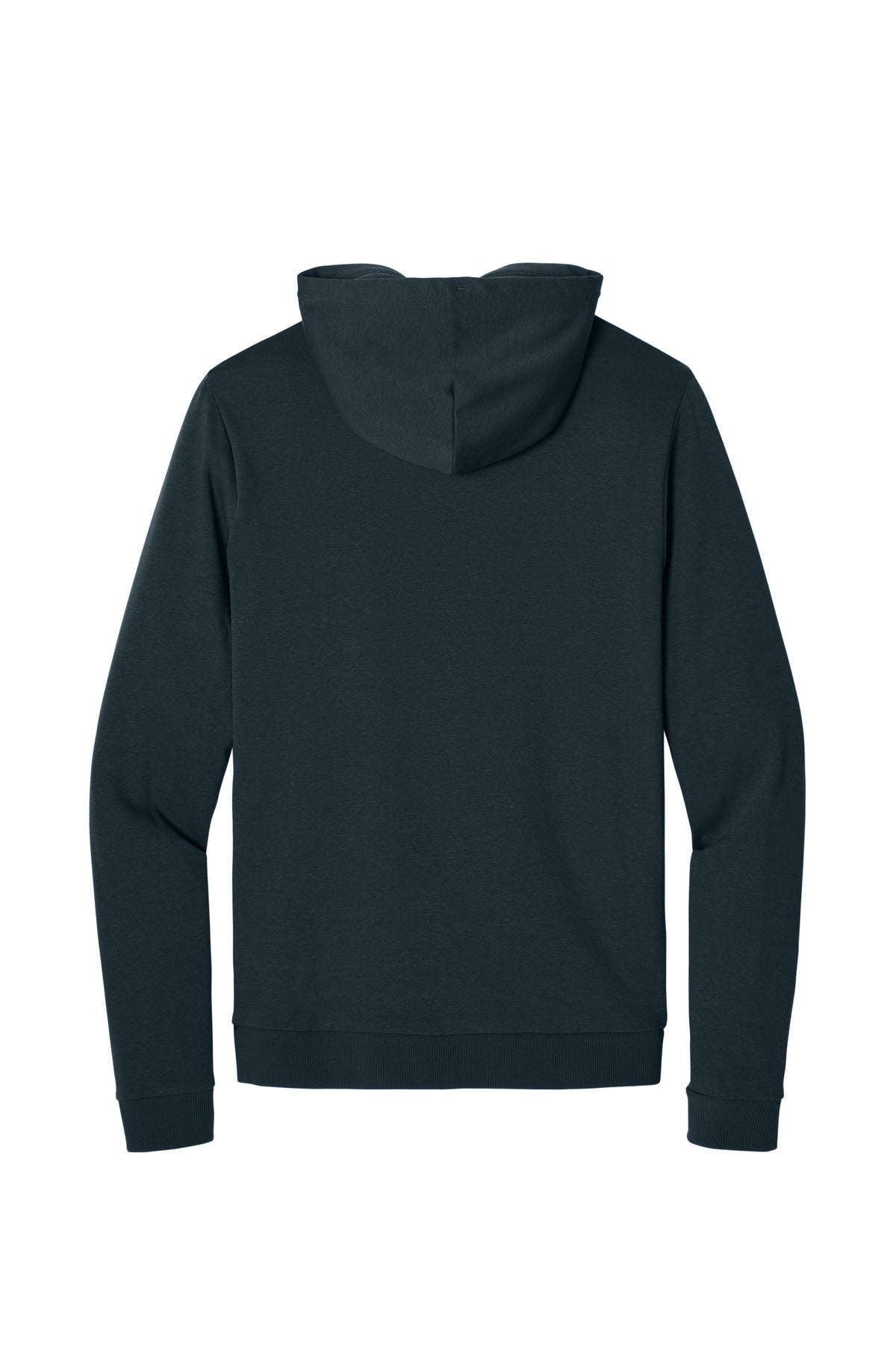 Rear View of NewNavy District Perfect Tri Fleece Pullover Hoodie DT1300