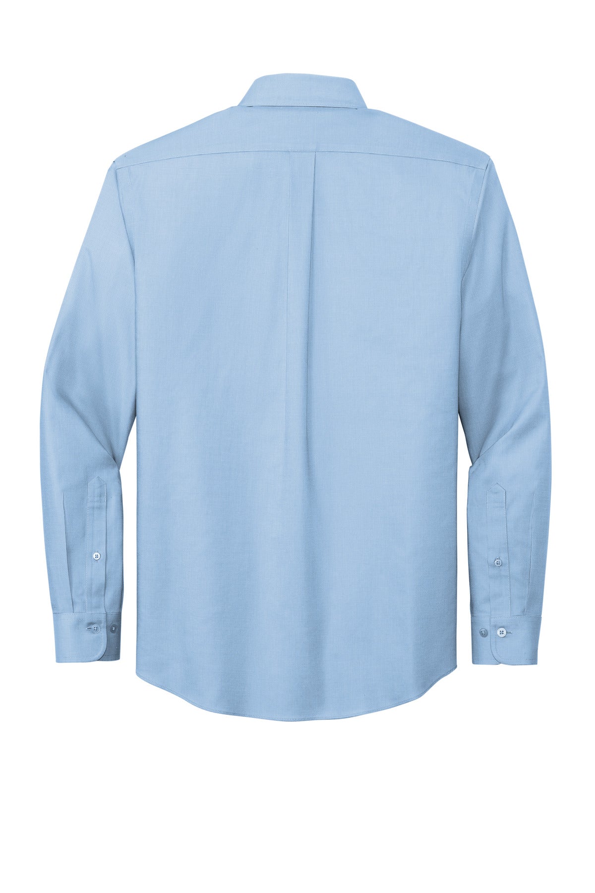 Rear View of NewportBlu Brooks Brothers Tall Wrinkle-Free Stretch Nailhead Shirt TBB18002