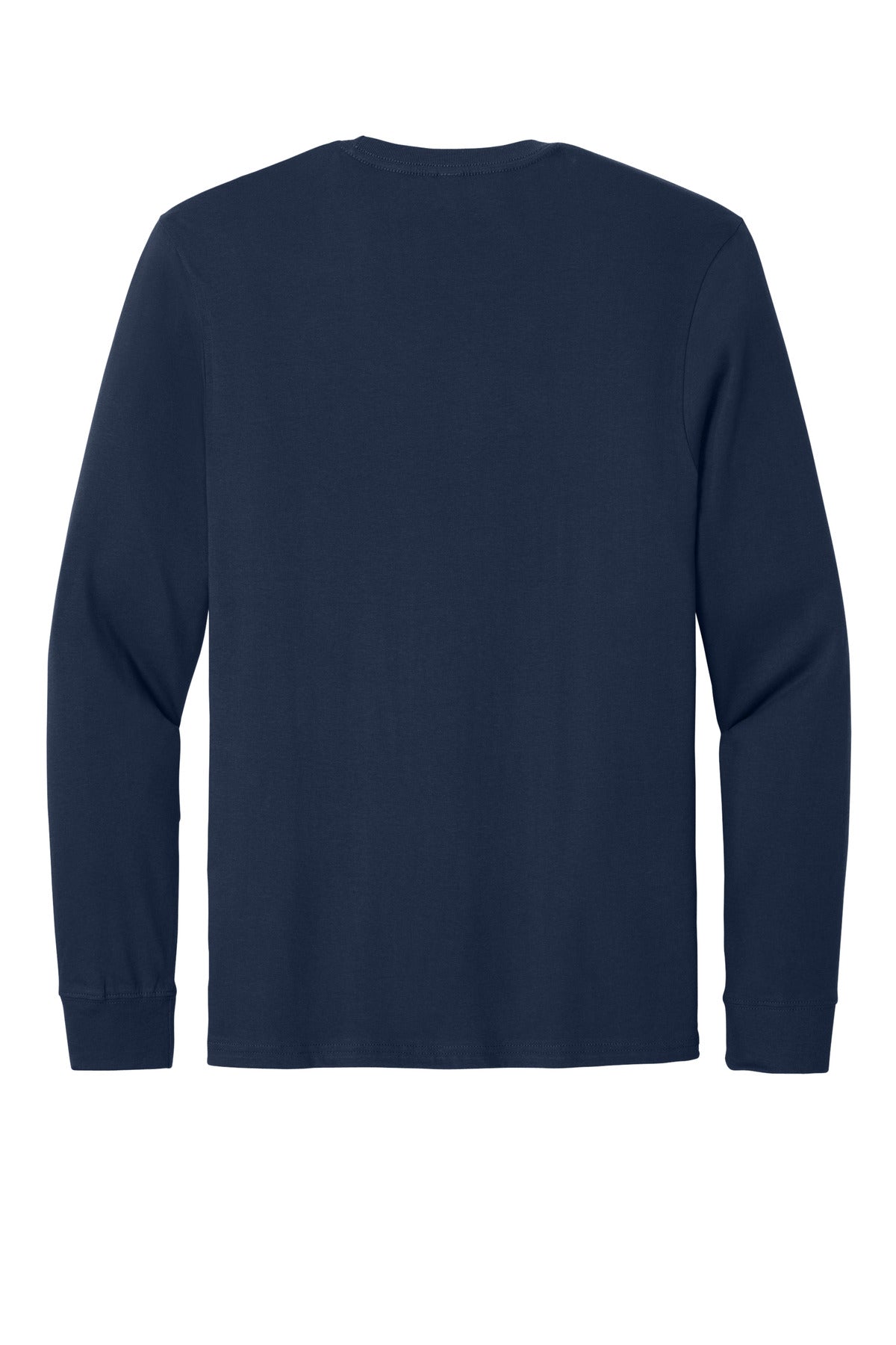 Rear View of NghtSkyNvy Allmade Unisex Long Sleeve Organic Cotton Tee AL6104