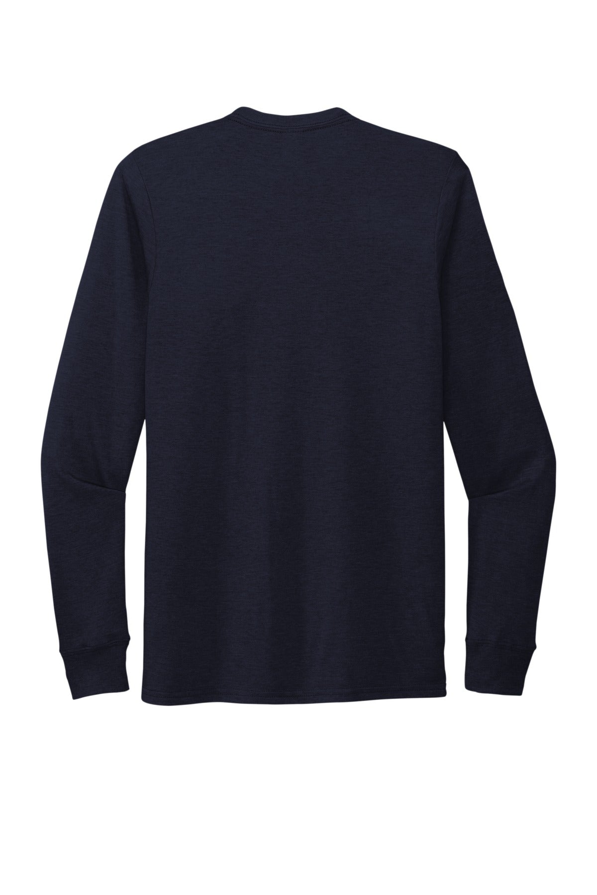 Rear View of NghtSkyNvy Allmade Unisex Tri-Blend Long Sleeve Tee AL6004