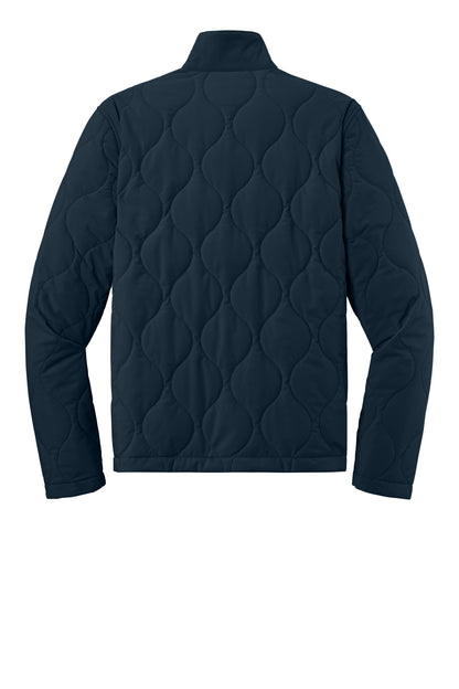Rear View of NightNavy Mercer+Mettle Quilted Liner Jacket MM7202