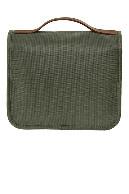 Rear View of NobleGreen Brooks Brothers Oxford Small Travel Bag BB18872