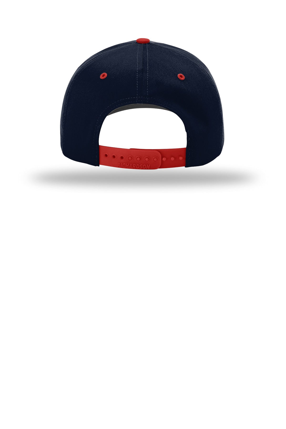 Rear View of Nv/Nvy/Red Richardson Pro Twill Snapback 212