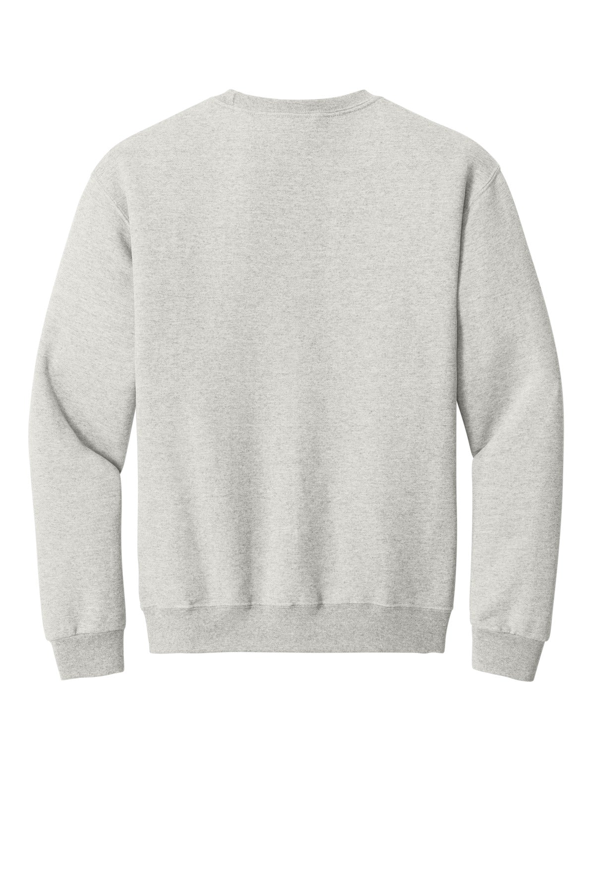 Rear View of OatHthr Jerzees - NuBlend Crewneck Sweatshirt. 562M