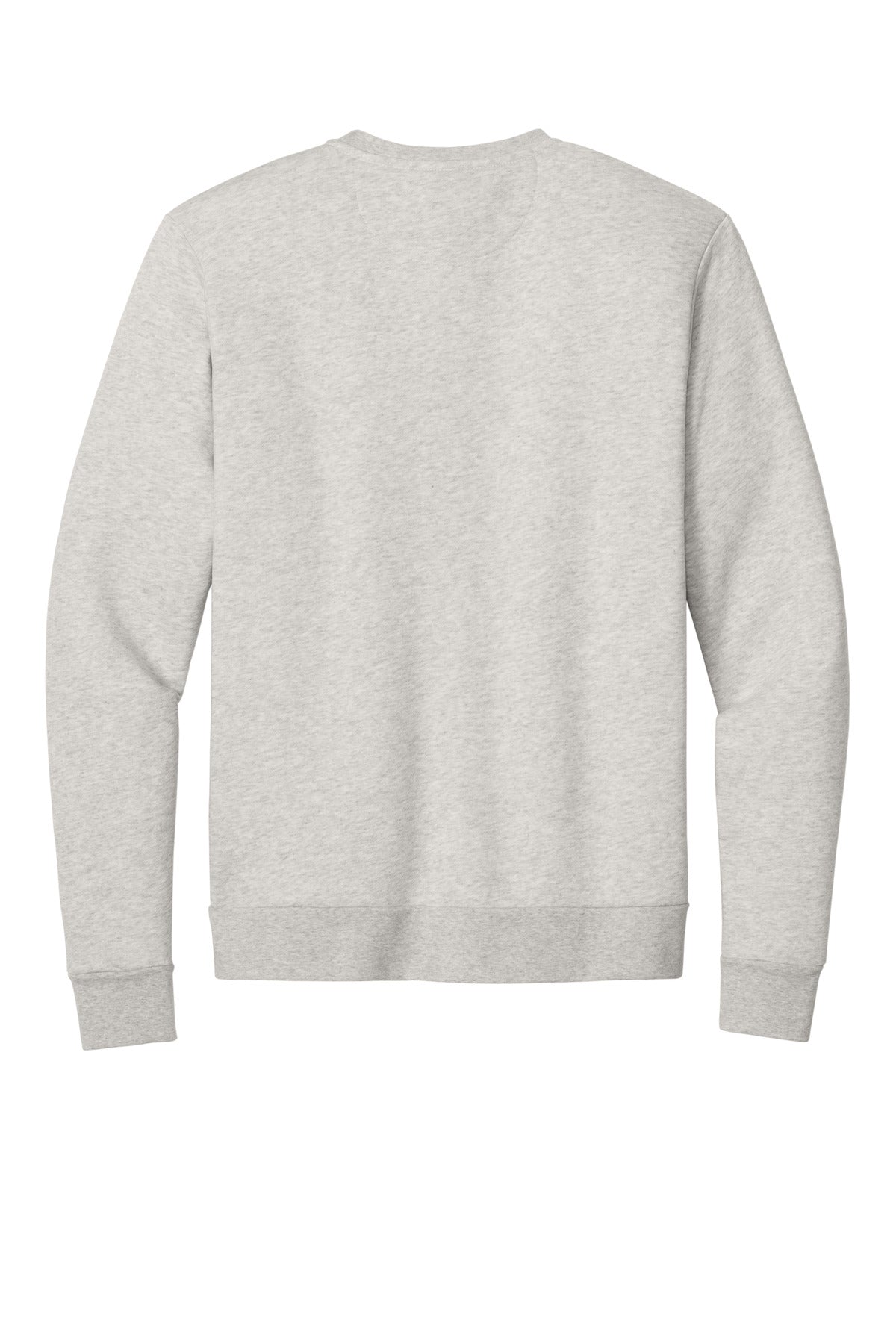 Rear View of Oatmeal Next Level Apparel Adult Malibu Crewneck Sweatshirt NL9002