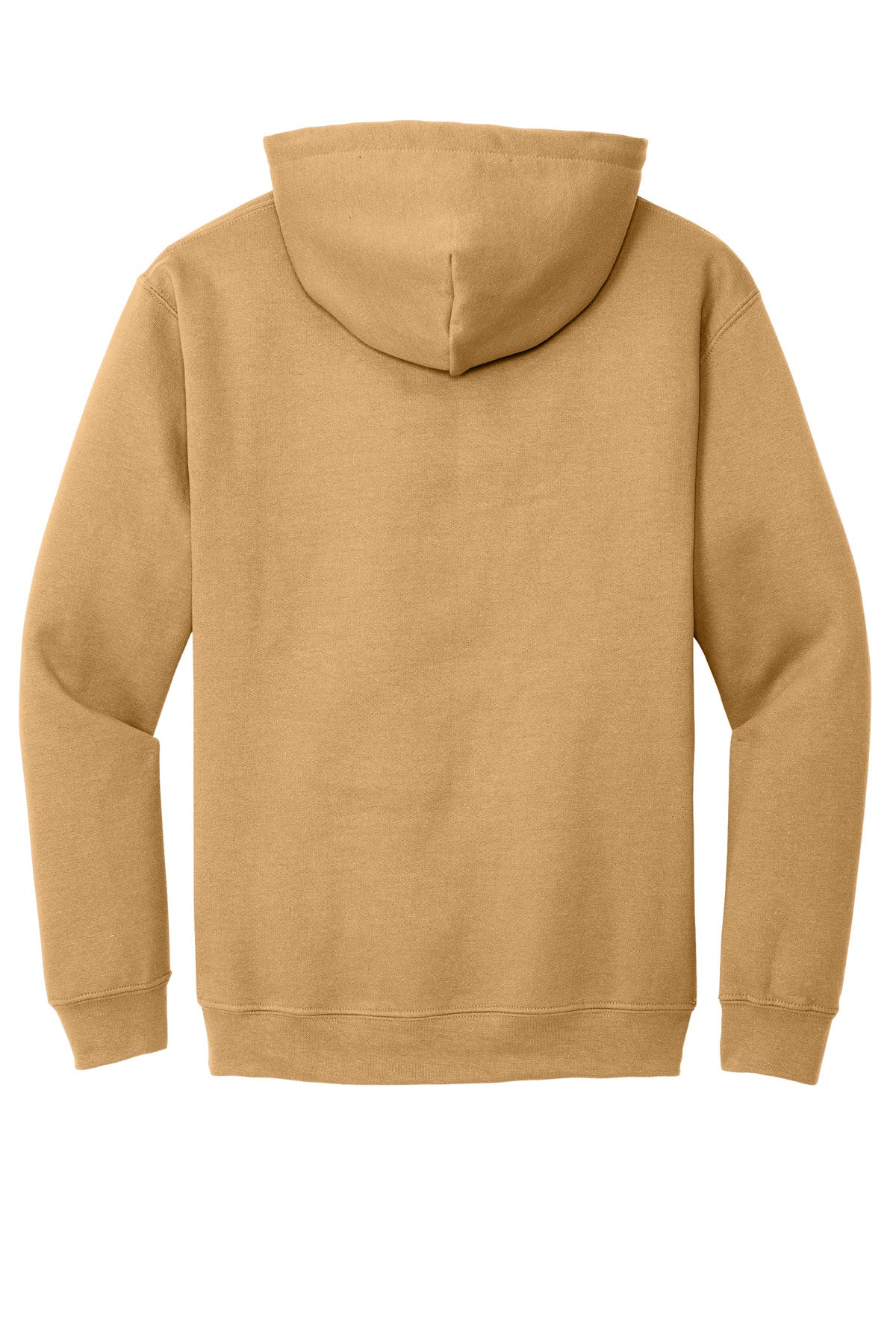 Rear View of OldGold Gildan - Heavy Blend Hooded Sweatshirt. 18500