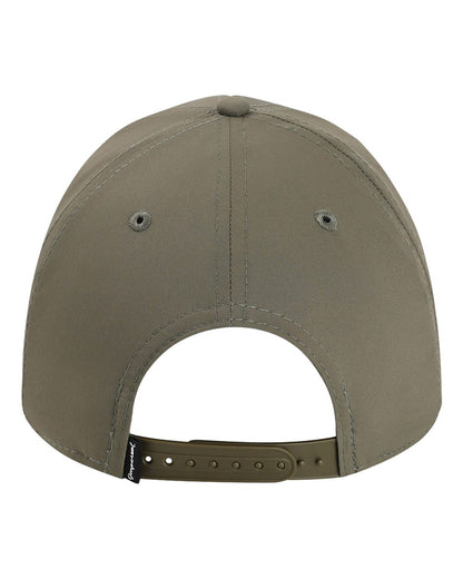 Rear View of Olive Green/ Black The Wingman Cap - 7054