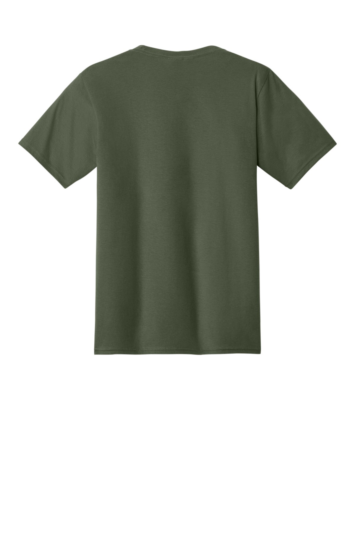 Rear View of Olive Port & Co Fan Favorite Tee. PC450