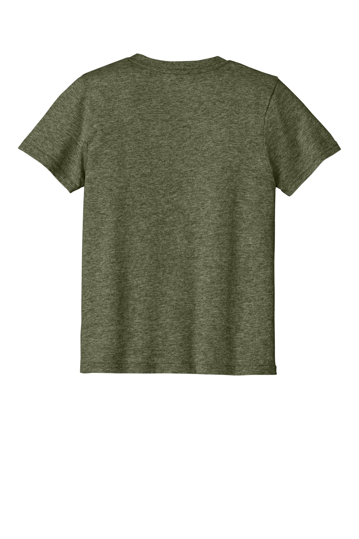 Rear View of OlvDrabGnH Port & Co Youth Easy Cotton Tee PC43Y
