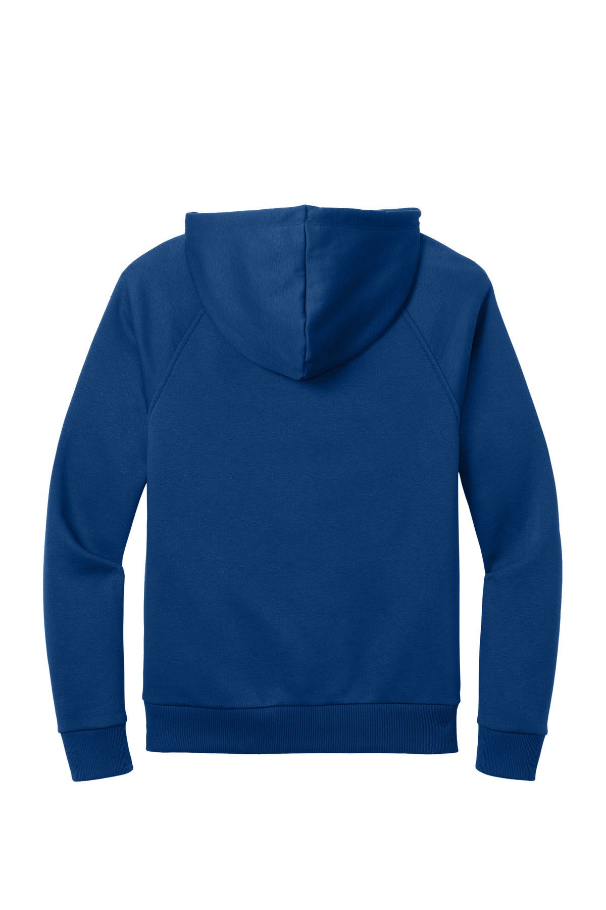 Rear View of OpenWaterB Allmade Unisex Organic CVC Fleece Pullover Hoodie AL5000