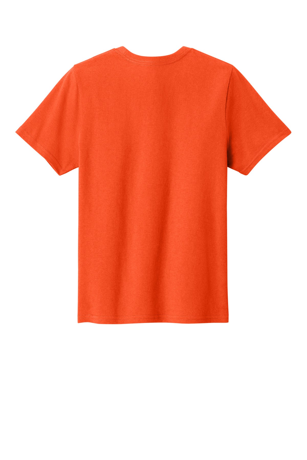 Rear View of Orange Port & Co Youth Easy Cotton Tee PC43Y