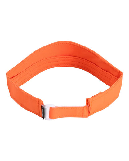 Rear View of Orange The Performance Phoenix Visor - 3124P