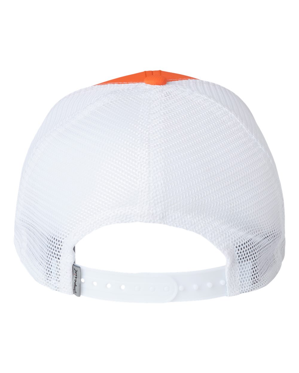 Rear View of Orange/ White The Original Sport Mesh Cap - X210SM