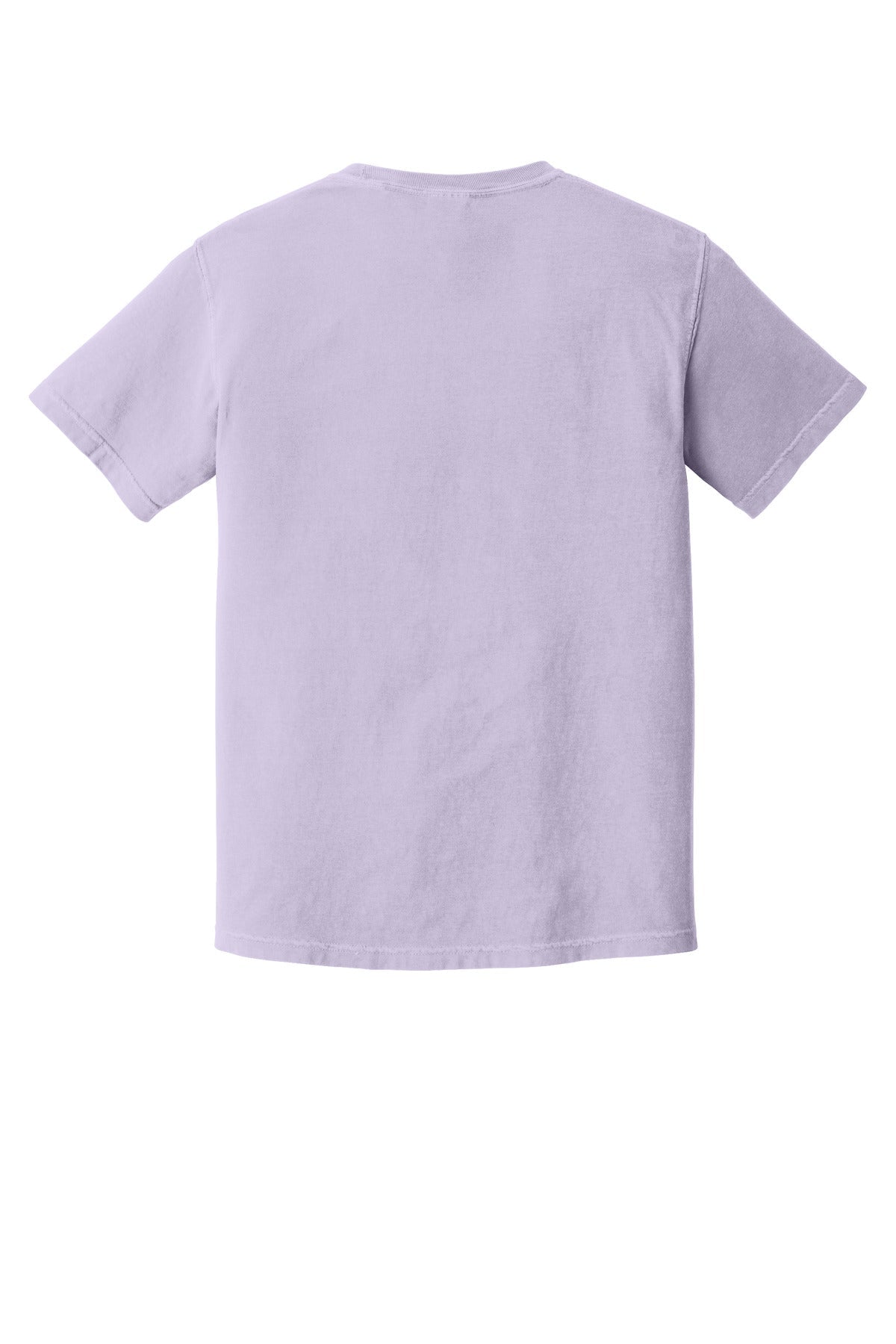 Rear View of Orchid COMFORT COLORS Heavyweight Ring Spun Tee. 1717