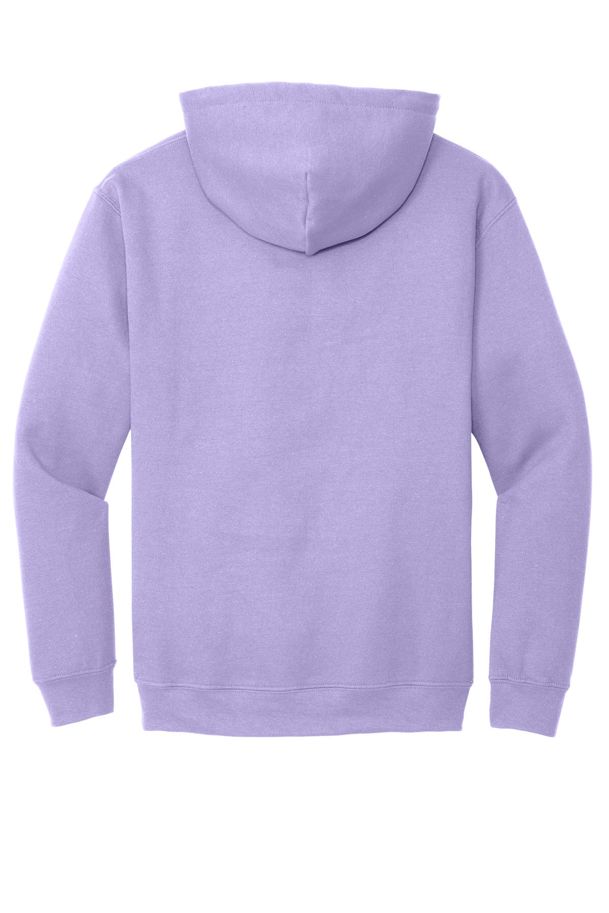 Rear View of Orchid Gildan - Heavy Blend Hooded Sweatshirt. 18500